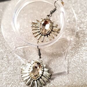 Faceted Crystal Earrings